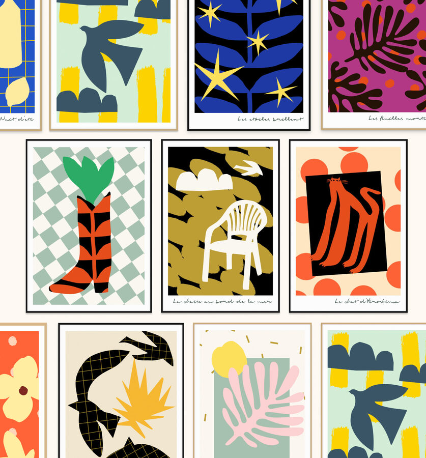 Poster personnalisé Atelier Beaumur encadré, imprimé en France