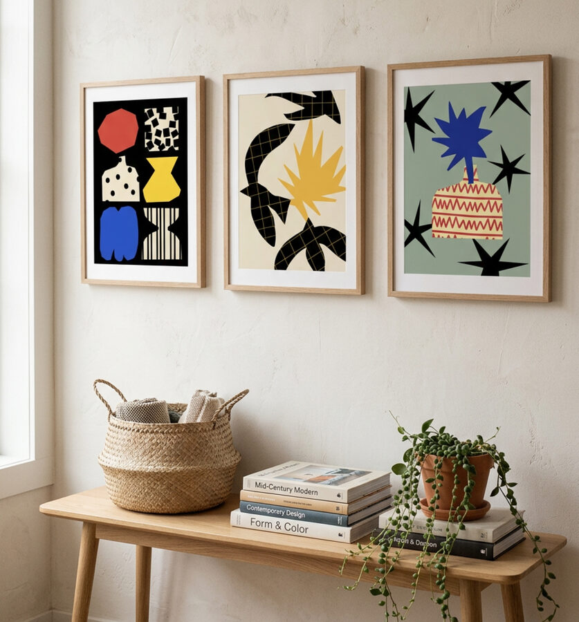 Poster A2 personnalisé (42 × 59,4 cm) — Atelier Beaumur, exemple en situation